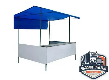 Lona Plástica 3x3 Caminhão Impermeável 300 Micras Azul