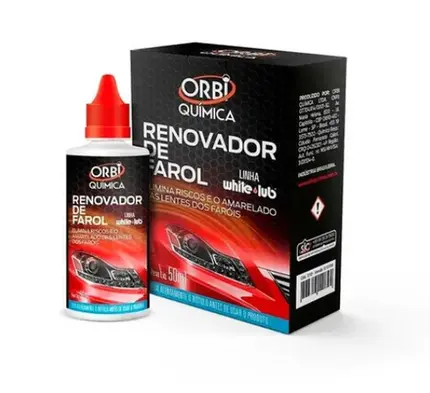 Renovador Líquido De Faróis Orbi Farol Novo Automotivo