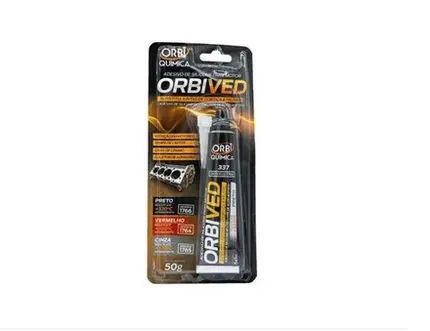 Junta Cola Silicone Alta Temperatura Preto Orbi Motor Câmbio