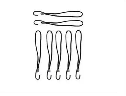 Kit 100 Elastico Extensor Borracha Lona Caminhão Carreta