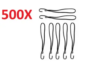 Kit 500 Elastico Extensor Borracha Lona Caminhão Carreta