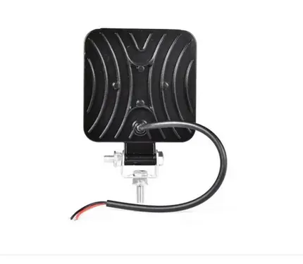 Kit 2 Farol De Milha Jeep Troller Pick-up Led Quadrado 27w