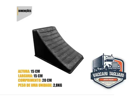 Kit 4 Calço Para Pneu De Caminhão Onibus Carro