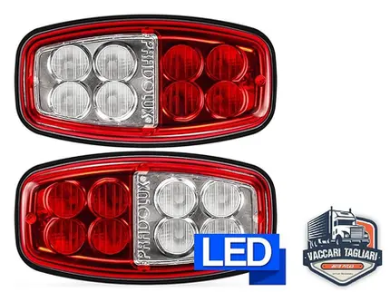 Par Lanterna Led Carretinha Carreta Jet Ski Barco Blindada