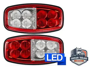 Par Lanterna Led Carretinha Carreta Jet Ski Barco Blindada