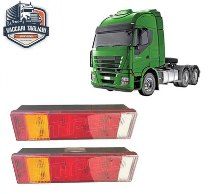 Par Lanterna Traseira Compatível Iveco Stralis Tector