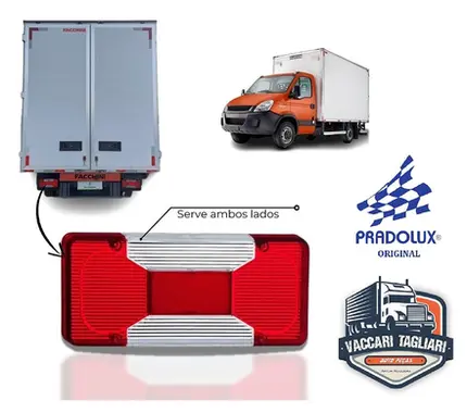 Par Lente Da Lanterna Traseira Iveco Daily 35s14 70c16 Após 2008