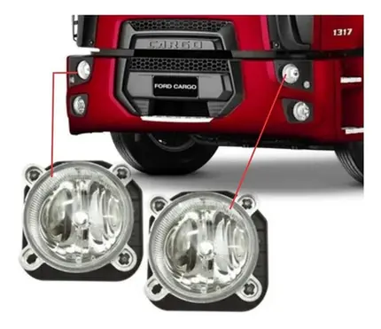 Par Farol Luz Alta Caminhão Ford Cargo Panda a partir 2011