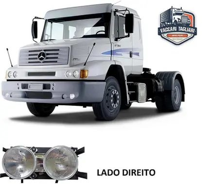 Farol Mb 1620 1634 1618 1620 1318 Apos 99 Duplo Redondo Par