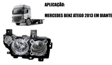 Par Farol Mb Atego com Pisca