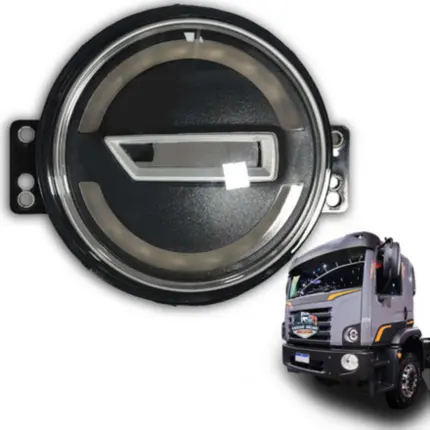 Par Farol Dianteiro Pisca 24v Vw Constellation LED