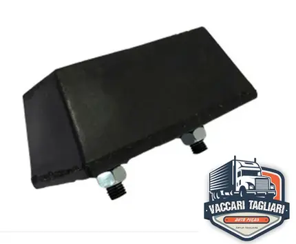 Batente Borracha Caminhão Carreta Traseiro 145x80x60mm Liso