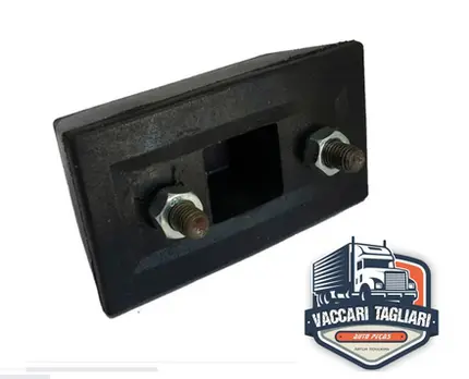 Batente Borracha Caminhão Carreta Traseiro 145x80x60mm Liso