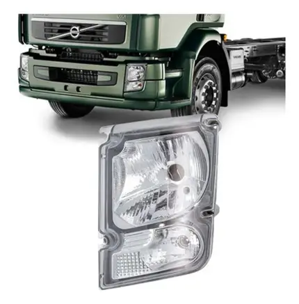 FAROL VOLVO VM LADO ESQUERDO CAMINHÃO 2006 Á 2013