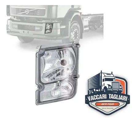 FAROL VOLVO VM LADO ESQUERDO CAMINHÃO 2006 Á 2013