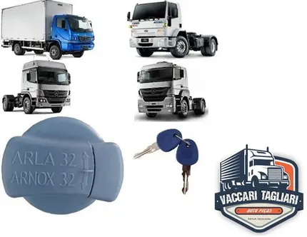 Tampa Do Tanque Arla Com Chave Mb Accelo Actros Atego Axor