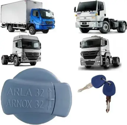 Tampa Do Tanque Arla Com Chave Mb Accelo Actros Atego Axor