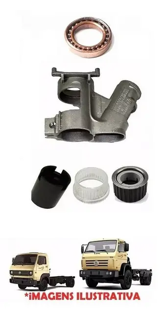 KIT REPARO COLUNA DIREÇÃO CAMINHÃO VW WORKER