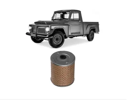 Filtro De Oleo Jeep Willys Cj3 Cj5 Rural F-75 Aero Willys