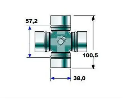 Cruzeta Do Cardan Mb Mercedes 1113 1313 1513 608 2013