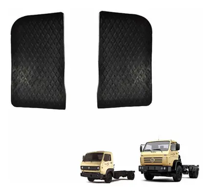 Tapete Estribo Interno Caminhão Vw 7100 8120 8140 8150 Par
