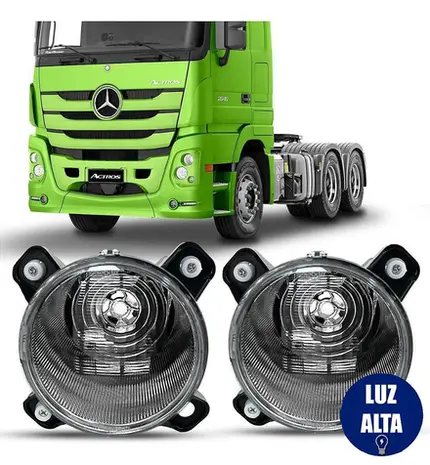 Par Farol Luz Alta Módulo Ótico Mb Actros