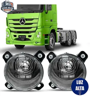 Par Farol Luz Alta Módulo Ótico Mb Actros