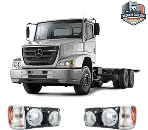 Par Farol Mb Atron 1319 1635 1719 2324 Bicudo - Com Lanterna
