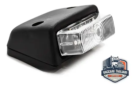 Par Lanterna Ford Cargo Antigo Base Reta Teto Tapa Sol Led