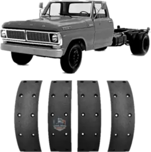 Lona Freio Traseira Ford F-350 72 a 78
