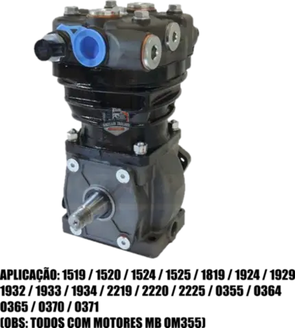 Compressor Ar Mb 1519 1520 1524 1525 2219 2220 2225 Om355