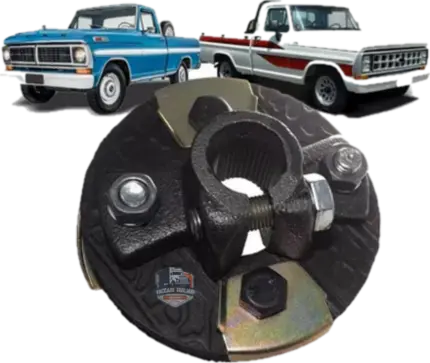 Acoplamento Junta Elástica Direção Ford F-350 F-1000 F-4000 Estria Grossa