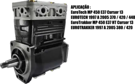 Compressor Ar Iveco Eurotech 180 440 Eurotrakker 450