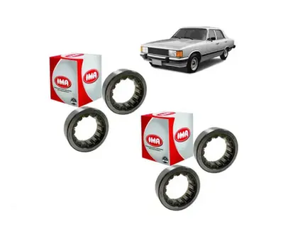 2 Rolamentos Traseiro Ima Gm Opala 1975 1976 1977 1978 1979