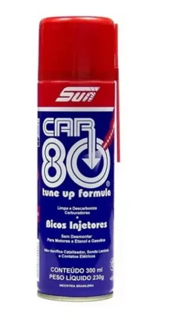 Kit 5 Descarbonizante Car80 Limpa Bico Carburadores 300ml