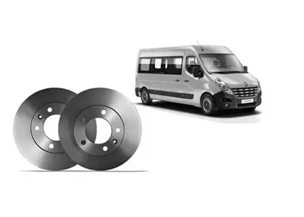 Par Disco De Freio Dianteiro Renault Master 2.3
