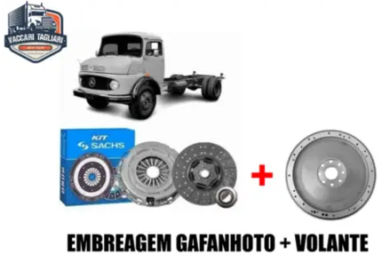 Embreagem Mb L1313 L1513 L2213 (310mm)  Gafanhoto + Volante