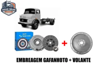 Embreagem Mb L1313 L1513 L2213 (310mm)  Gafanhoto + Volante
