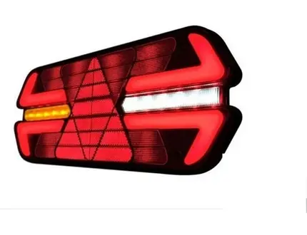 Par Lanterna Carreta Caminhão Triplo X 24v Led Universal