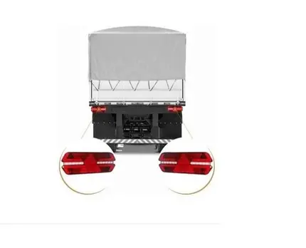 Par Lanterna Carreta Caminhão Triplo X 24v Led Universal