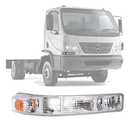 Par Lanterna Dianteira Cristal Mercedes Accelo 715c 815 1016