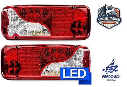 Par Lanterna Traseira Scania S4 S5 Botinha Led