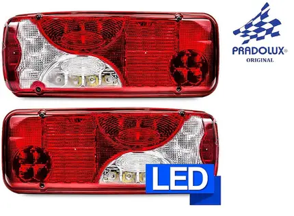 Par Lanterna Traseira Scania S4 S5 Botinha Led