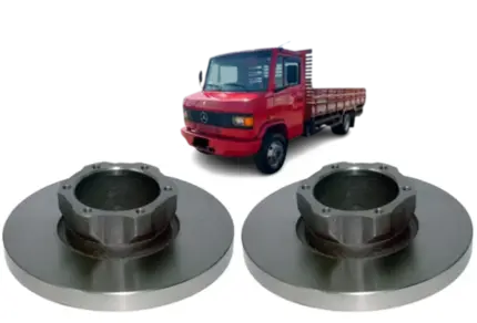 DISCO DE FREIO DIANTEIRO + PASTILHA MB 710