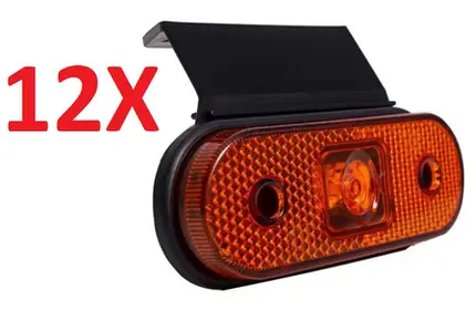 Kit 12 Lanterna Carreta Facchini Led Caminhão