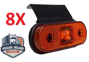 Kit 8 Lanterna Carreta Facchini Led Caminhão