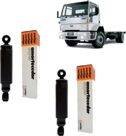 Par (2) Amortecedor Cabine Ford Cargo 1313 1218 1113 1114