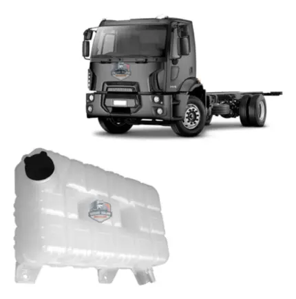 Reservatório Agua Radiador  Ford Cargo 1317 1517 2042 2422 2842 2631 3129