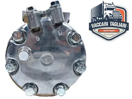 Compressor Ar Condicionado Scania P R T 1998 A 2008 7cam15c 10pk 24v