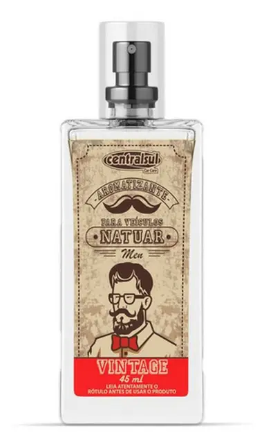 Aromatizante Veicular Natuar Vintage Men 45ml Centralsul